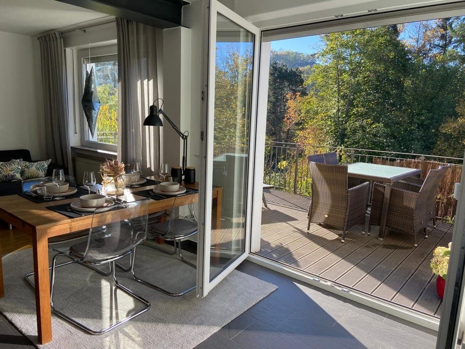 Balcony/Terrace, Garden view