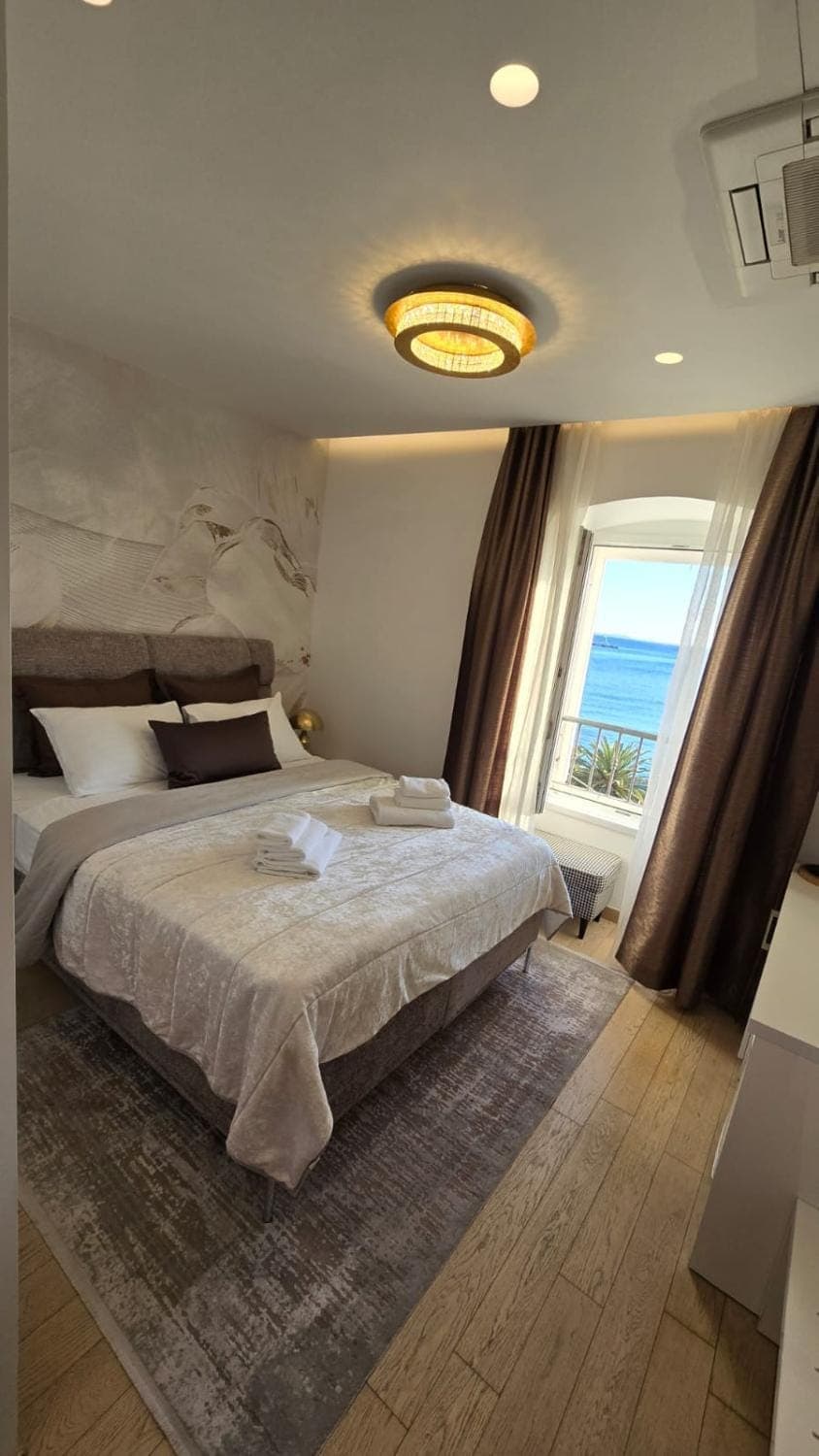 Spring, Bed, Bedroom, Sea view
