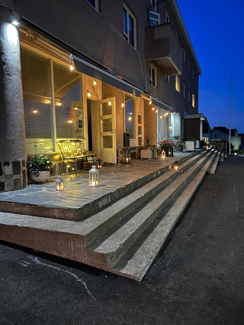 Property building, Patio