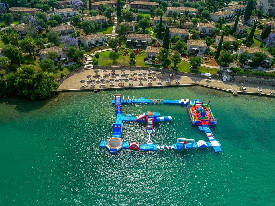 Bird's eye view, Aqua park, Area and facilities, Entertainment, children