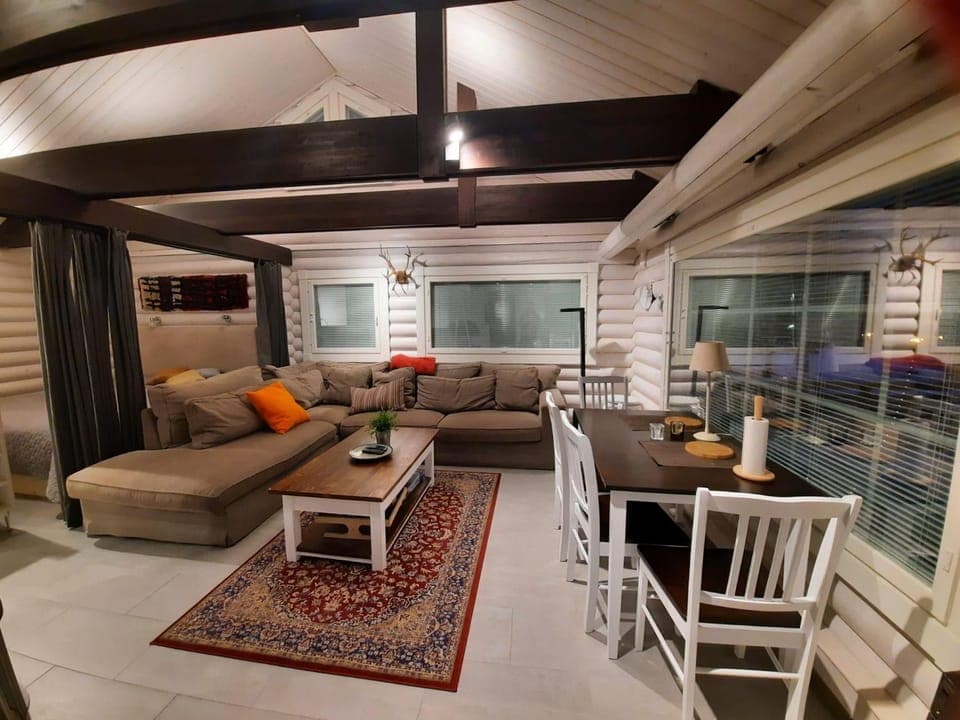 Living room, Seating area, Dining area