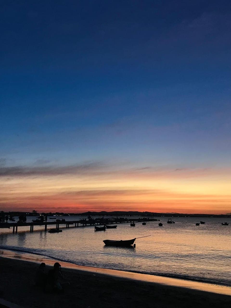 Natural landscape, Beach, Sea view, Sunset
