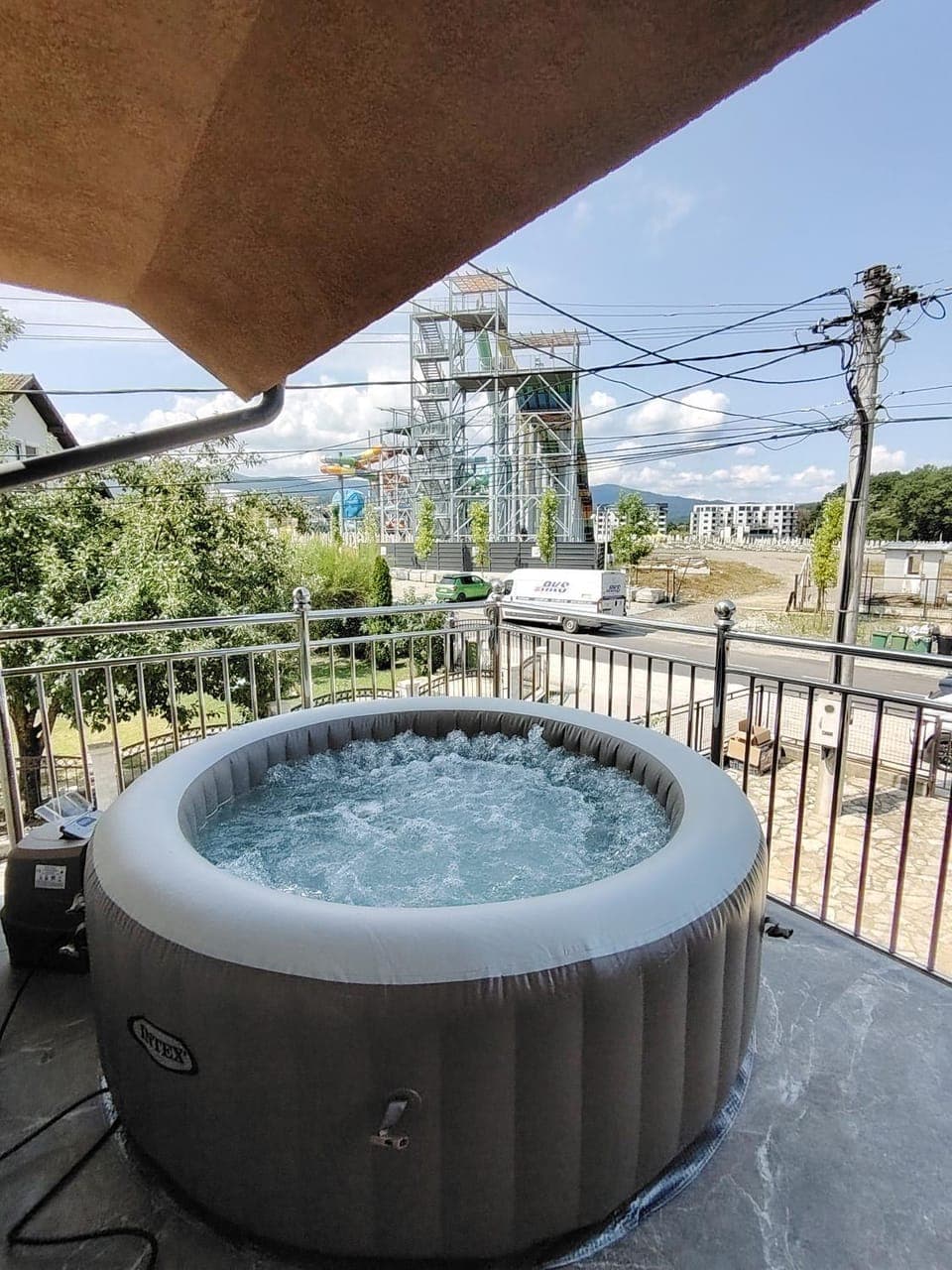 Hot Spring Bath, Balcony/Terrace, On site, Swimming pool