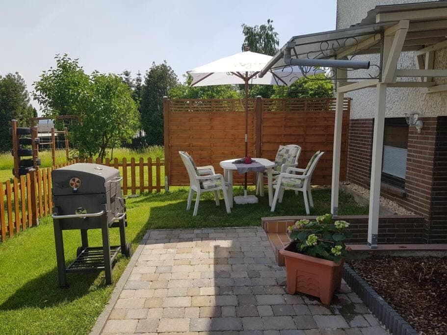 Garden, Balcony/Terrace, Garden view