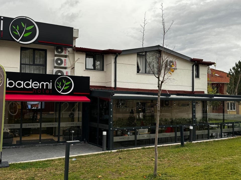 Property building, Day, Property logo or sign, Balcony/Terrace