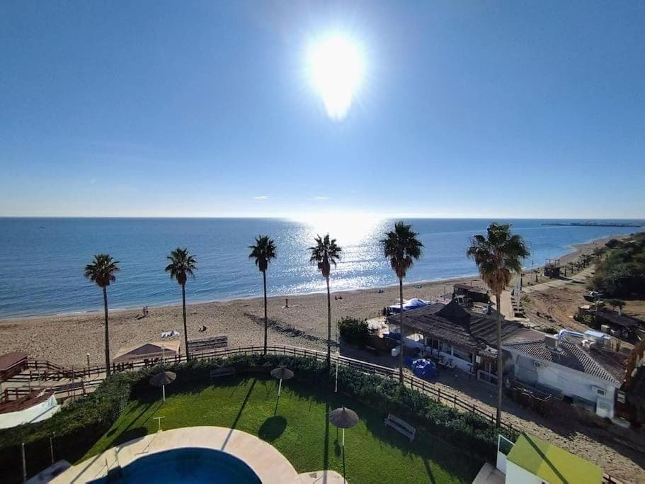 Natural landscape, Beach, Pool view, Sea view