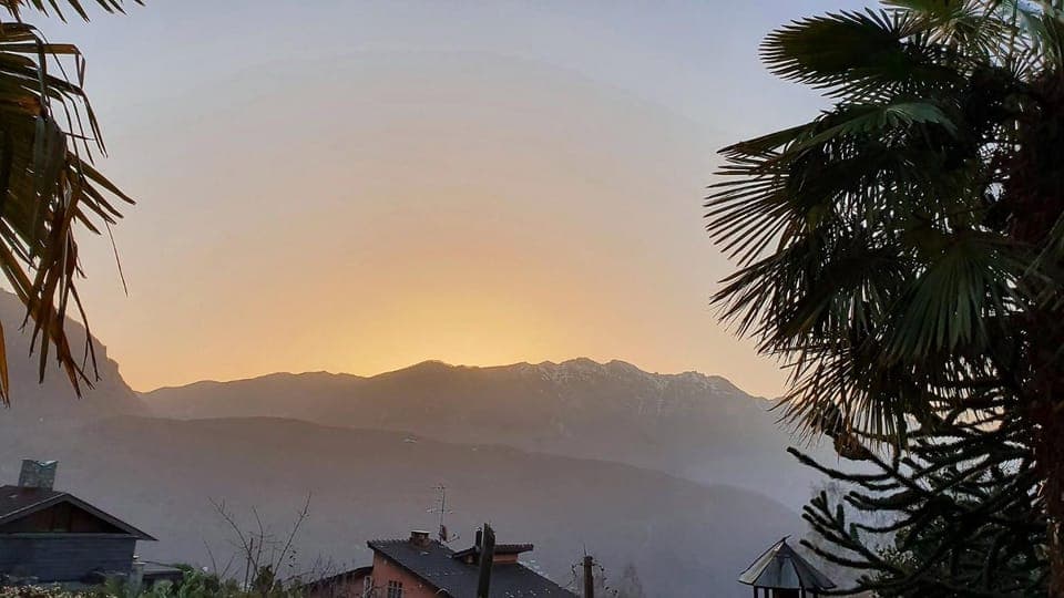 Natural landscape, Mountain view, Sunrise