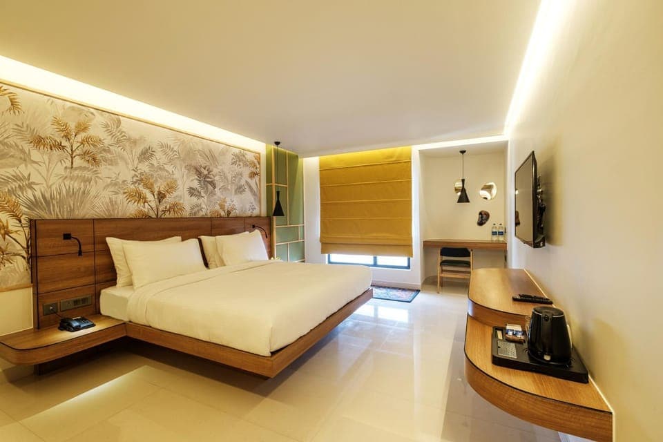 Bed, TV and multimedia, Coffee/tea facilities, Photo of the whole room, Bedroom