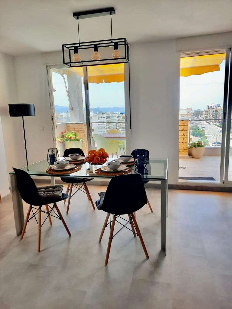 Living room, Seating area, Dining area