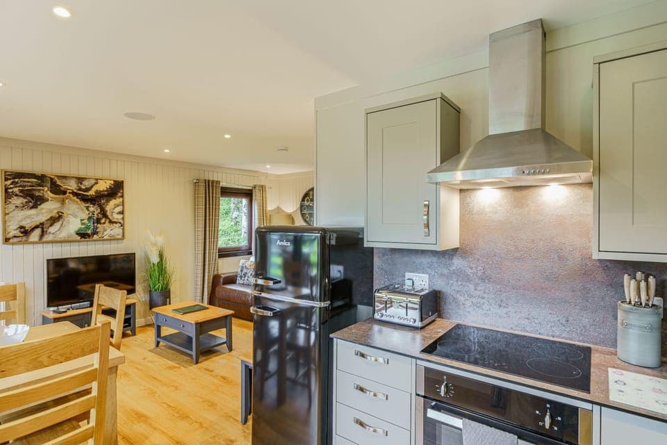 TV and multimedia, Kitchen or kitchenette, Living room, Seating area, Dining area, dishwasher, oven, pet friendly, stove, toaster