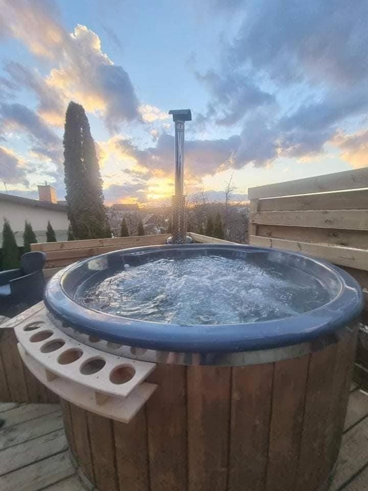 Natural landscape, Hot Tub, Hot Tub, Sunset, Open Air Bath