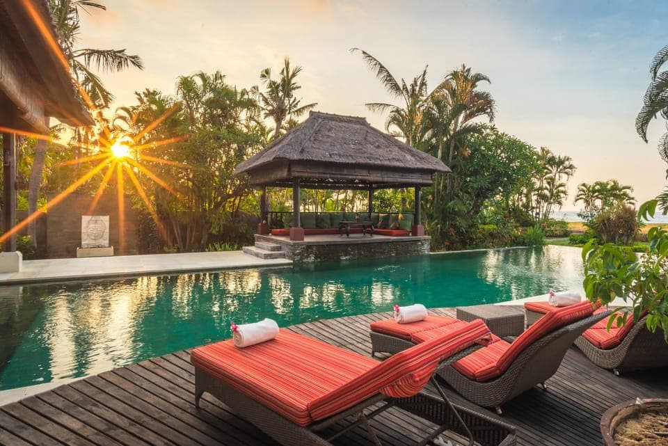 Sea view, Swimming pool, Swimming pool, Sunset