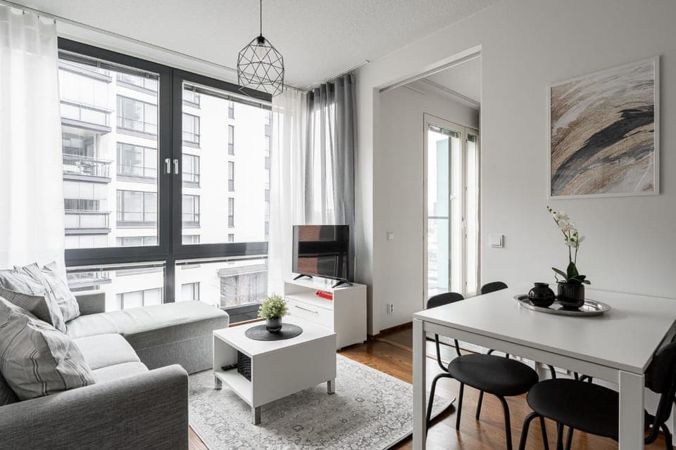 Living room, Seating area, Dining area