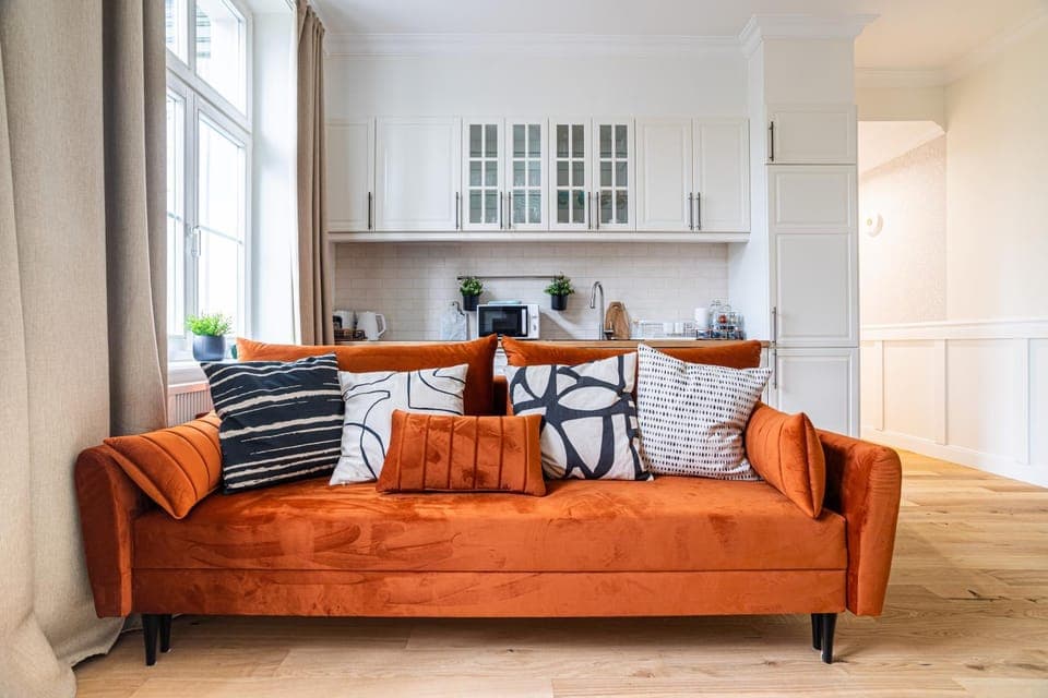 Kitchen or kitchenette, Living room