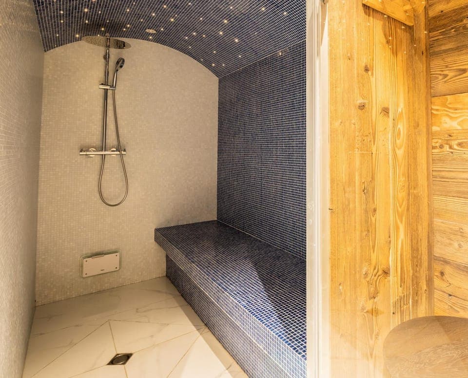 Shower, Sauna, Steam room, Bathroom