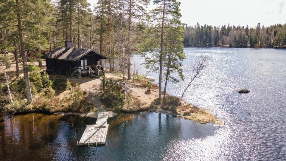 Property building, Natural landscape, Lake view