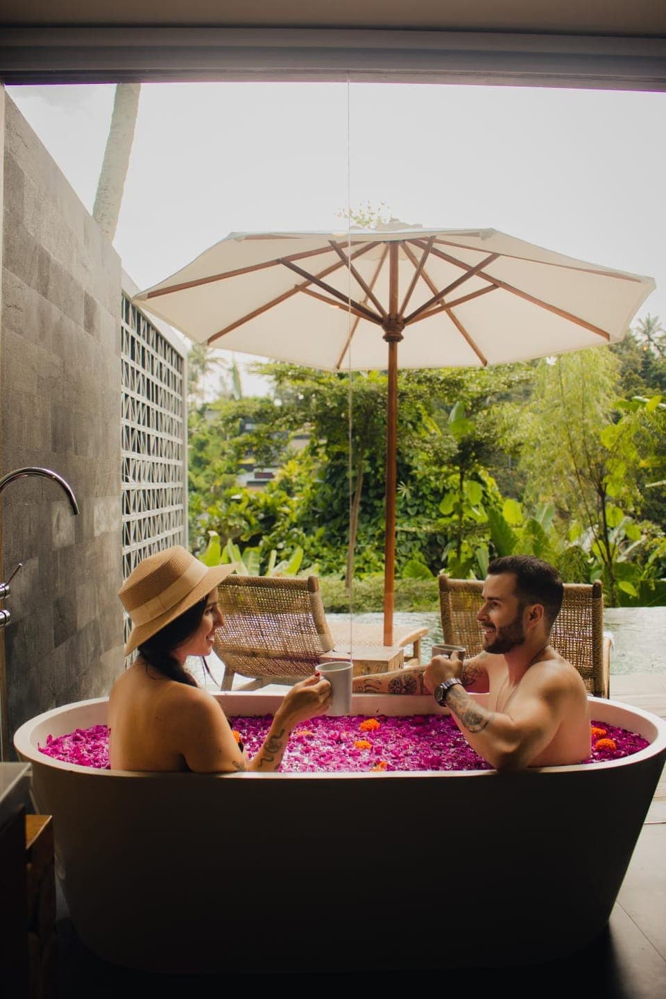 Pool view, Swimming pool, Bath