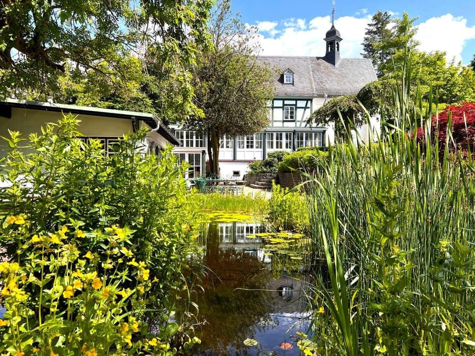 Property building, Garden, Garden view