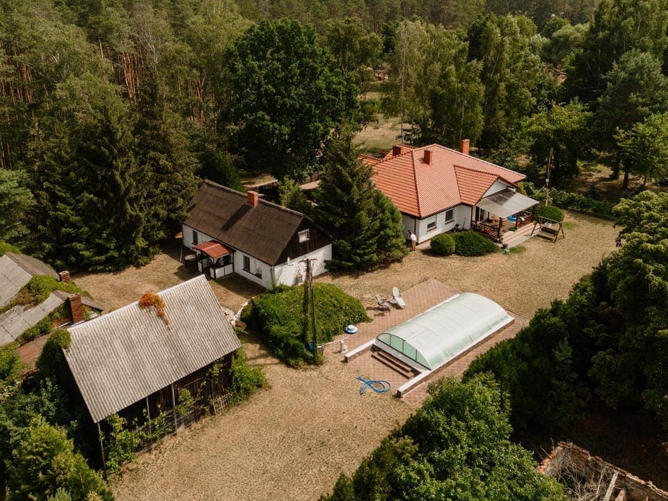 Natural landscape, Bird's eye view, Swimming pool