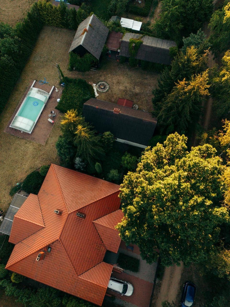 Bird's eye view, Garden view, Pool view, Swimming pool