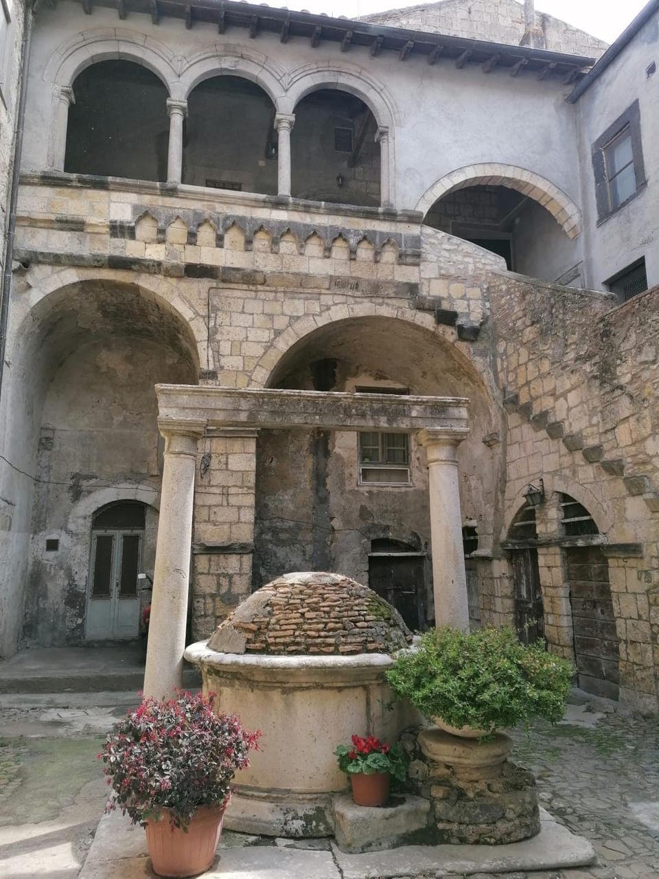Landmark view, Inner courtyard view