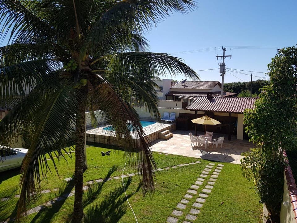 Natural landscape, Garden, Pool view