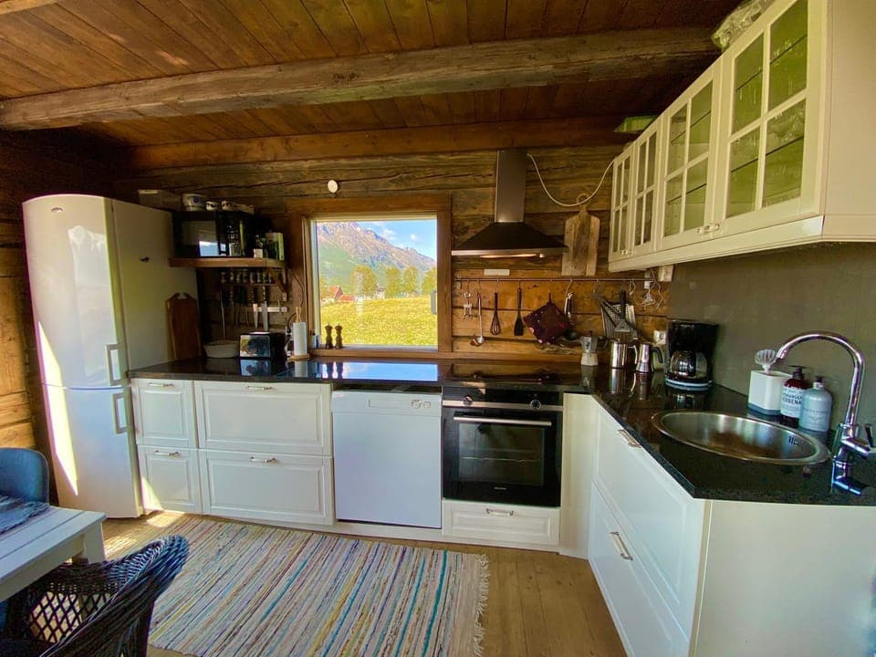 Coffee/tea facilities, Kitchen or kitchenette, Mountain view, dishwasher, minibar, toaster