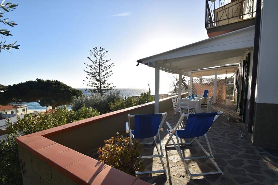 Property building, Patio, View (from property/room), Balcony/Terrace, sunbed