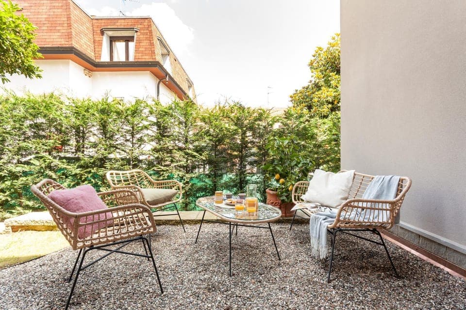 Patio, Spring, Day, Garden, View (from property/room), Balcony/Terrace, Garden view