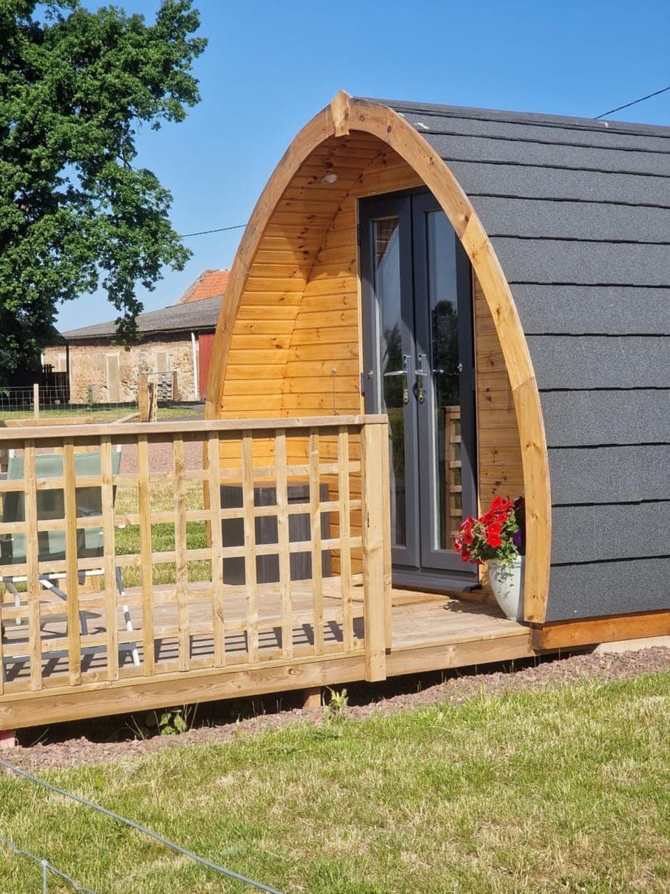 Property building, Garden view