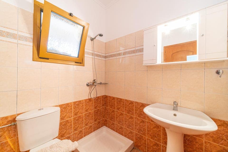 Bathroom, Living room