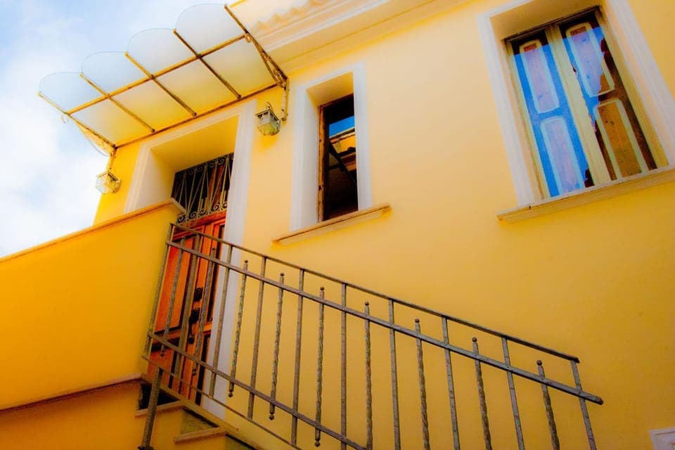 Property building, Facade/entrance, Day, View (from property/room), Balcony/Terrace
