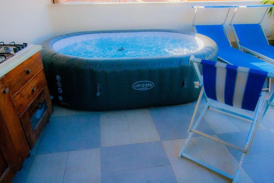 Natural landscape, Hot Tub, Pool view, Swimming pool, stove