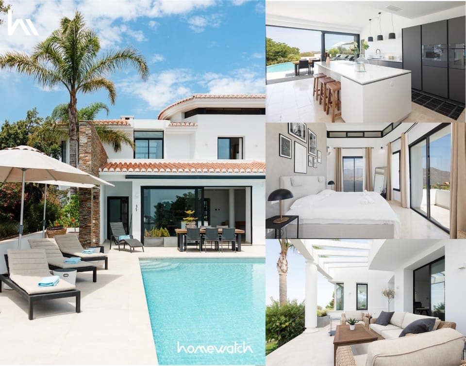 Property building, Day, Balcony/Terrace, Kitchen or kitchenette, Living room, Seating area, Dining area, Bedroom, Swimming pool, stove, sunbed