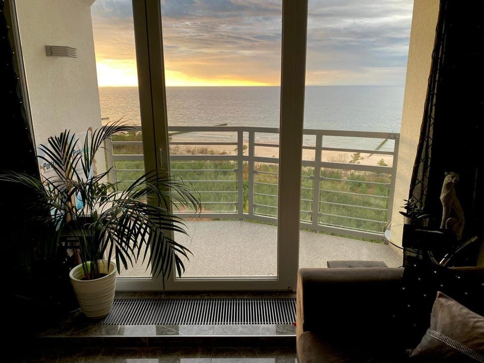 View (from property/room), Balcony/Terrace, Sea view