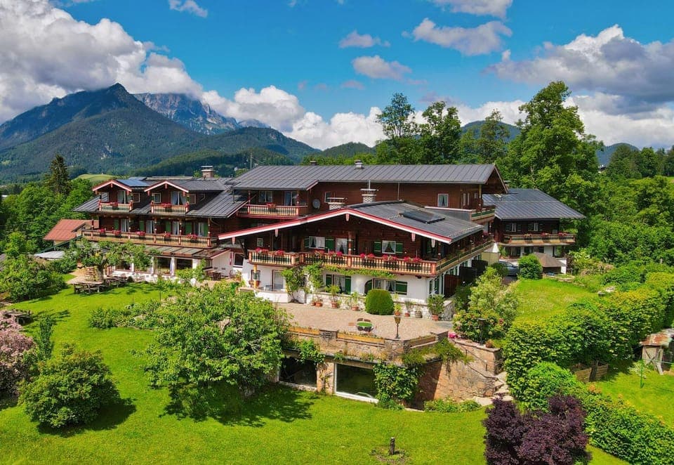 Property building, Garden view