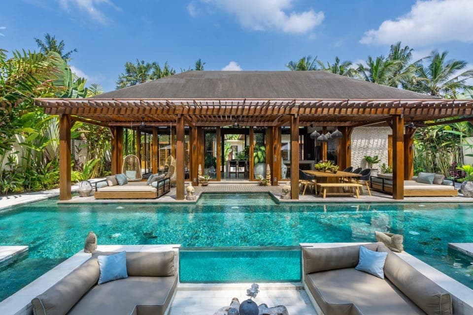 Property building, Seating area, Pool view, Swimming pool