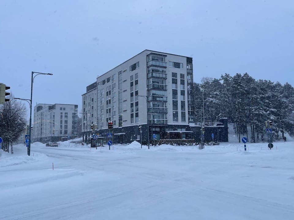 Property building, Winter