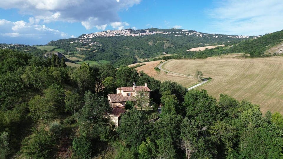 Nearby landmark, Spring, Day, Natural landscape, Bird's eye view, Mountain view