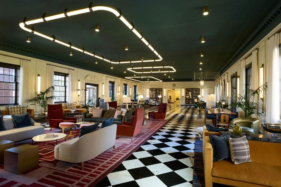 Interior view