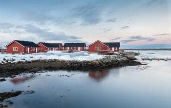 Lankanholmen Sea Cabins Hotel in Nordland, Norway