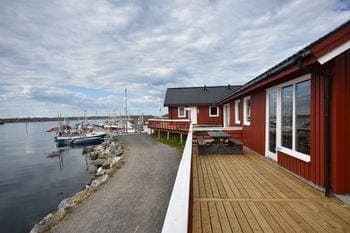 Lankanholmen Sea Cabins Hotel in Nordland, Norway