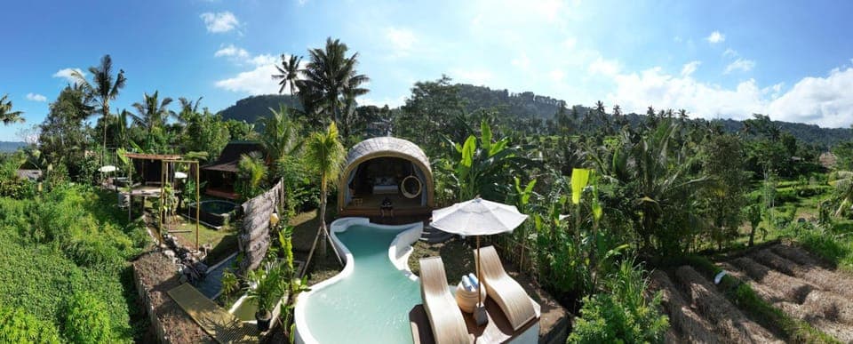 Gladak di Uma Bali Hotel in Sidemen
