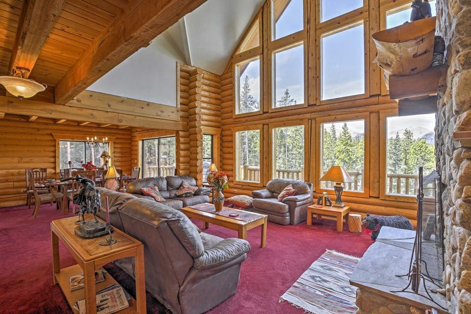 Expansive Alma Cabin w/ Hot Tub & Mountain Views! House in Park County
