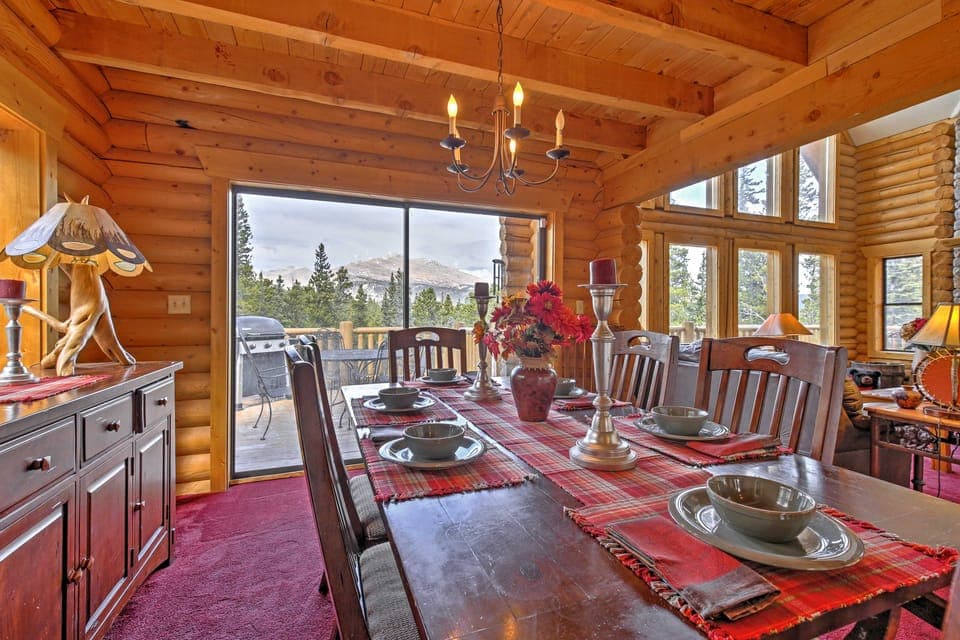 Expansive Alma Cabin w/ Hot Tub & Mountain Views! House in Park County