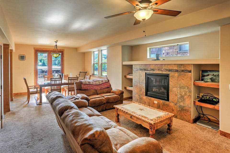 Chic Pagosa Springs Condo w/ Porch - Walk to Shops Apartment in Pagosa Springs