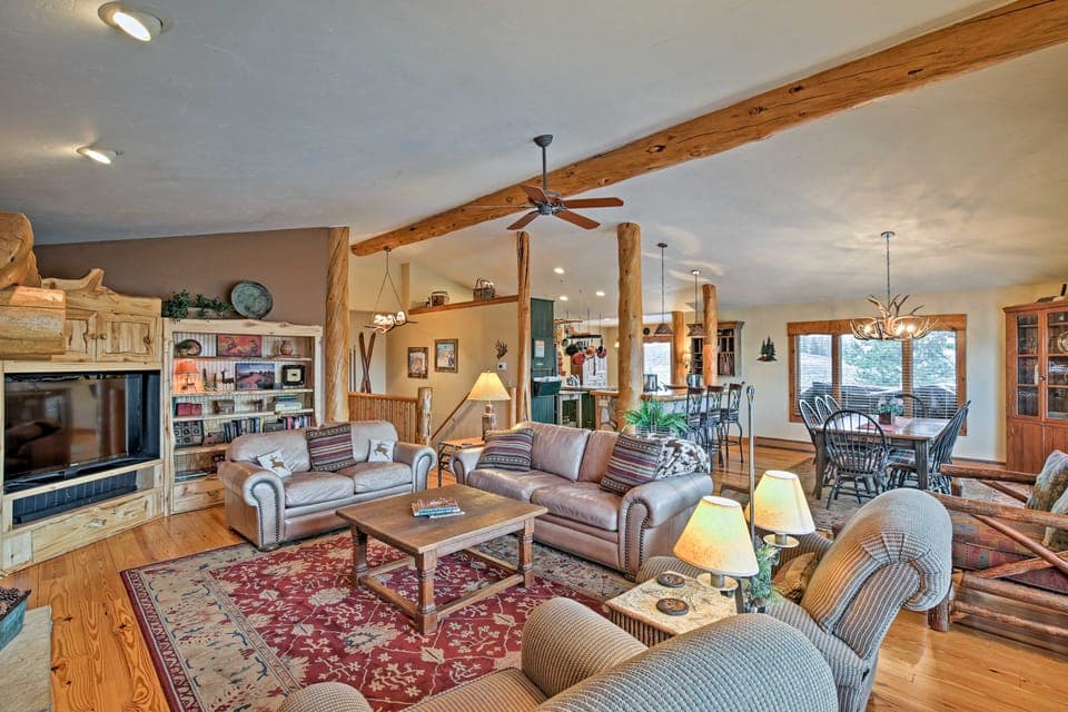 2 Mi to Skiing: Mtn-View Home w/ Deck in Granby! House in Granby