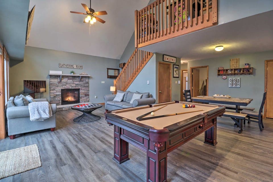 Near Lake & Hiking: Pocono Home w/ Hot Tub House in Tunkhannock Township
