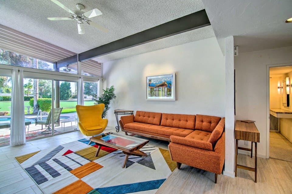 Palm Springs Oasis w/ Pool & Golf Course Views! House in Cathedral City