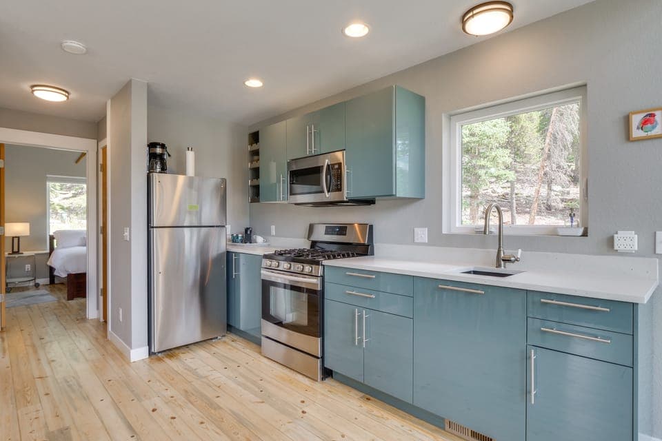 Private Deck: Secluded Fairplay Cabin House in Park County